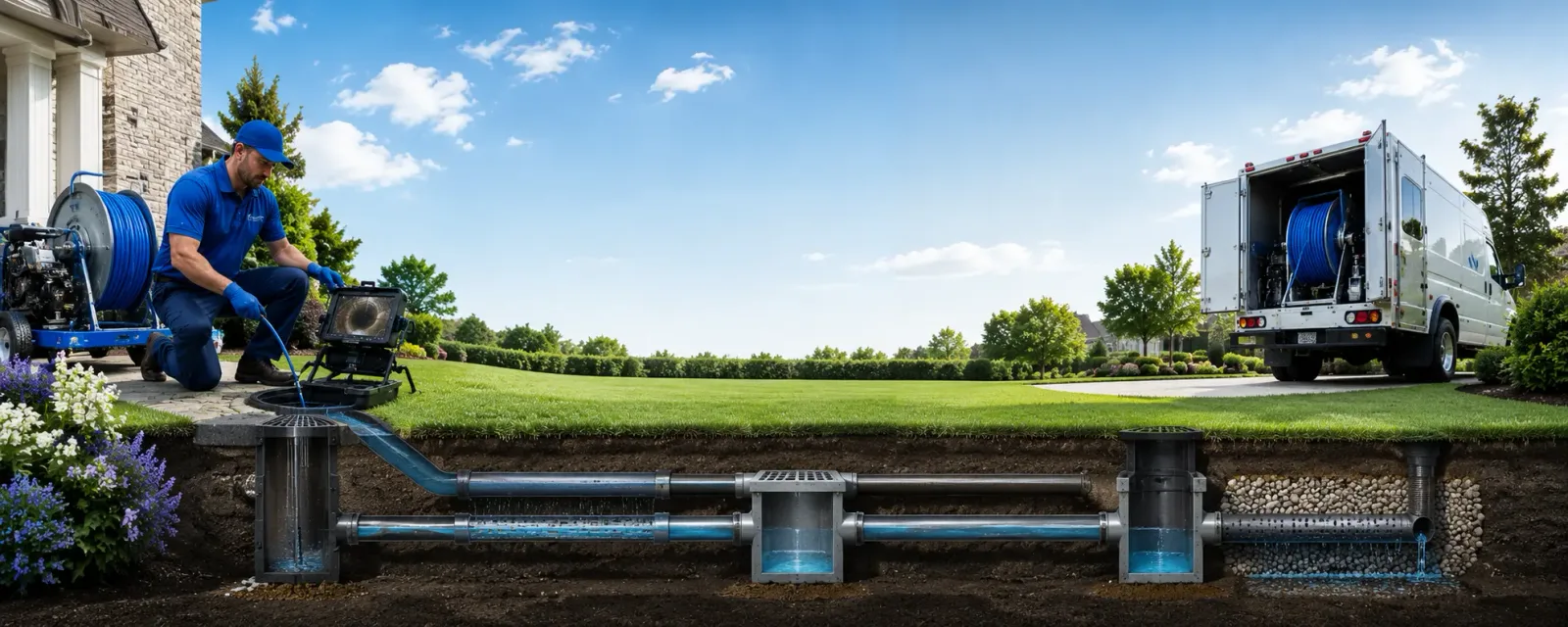 Outdoor drain cleaning information for Williamson, NY
